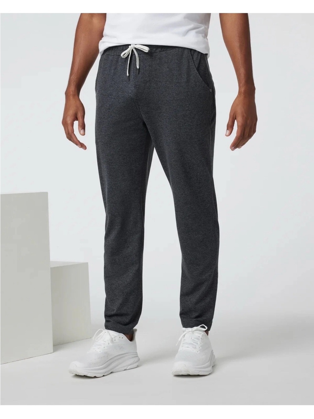 Vuori Ponto Performance Pants DreamKnit Pants Heathered Charcoal Men’s Large